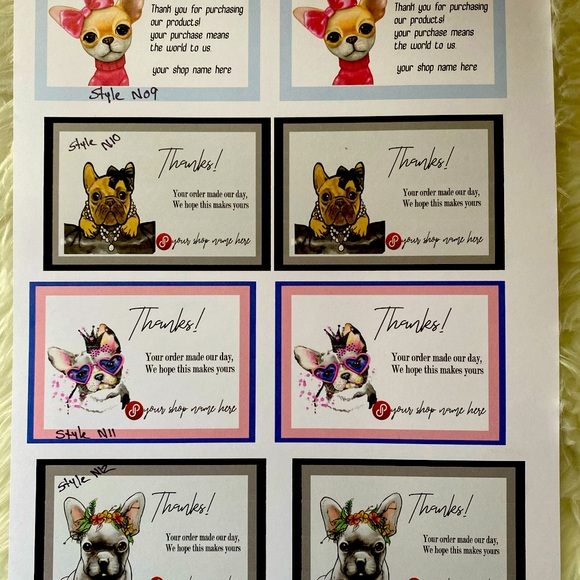 New Thank you cards, Posh seller shipping supplies - Picture 2 of 8